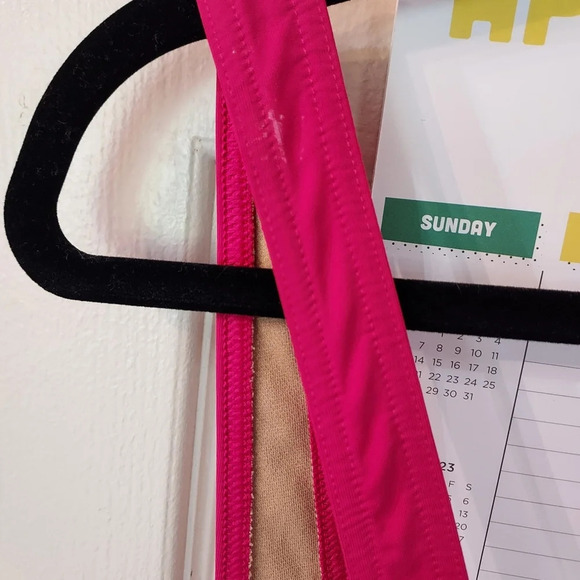 Calvin Klein Swimwear Hot Pink One-Piece Swimsuit in Size 16 - Picture 9 of 12